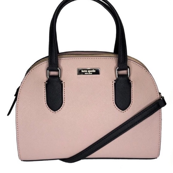 kate spade Handbags - NWOT Kate Spade Pink Black Crossbody Satchel Bag